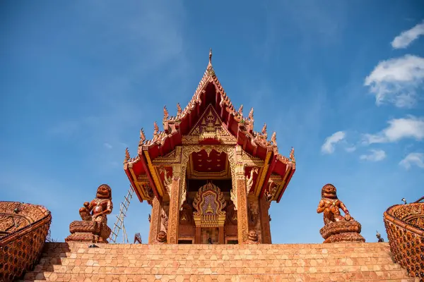 Wat Phu Khao Kaew Phibum Mangshan Village Provincia Ubon Ratchathani — Foto Stock