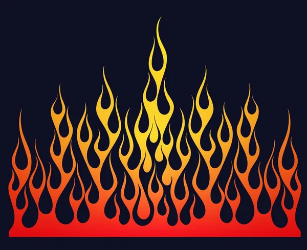 Feuer Flammen Vektor Element — Stockvektor