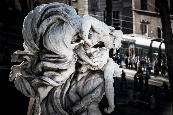 Antiga Escultura Mármore Roma — Fotografia de Stock