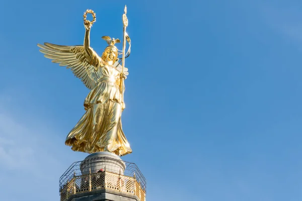 Victory Column Blue Sky Berlin — Stock Photo, Image