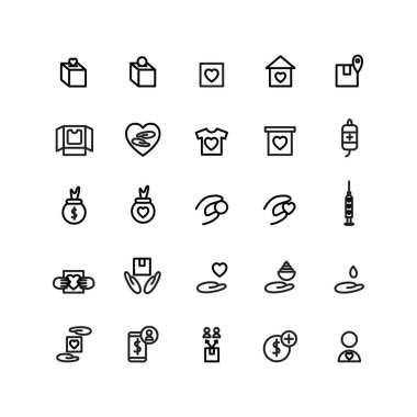 Web sitesi, mobil uygulama, sunum, sosyal medya için yardım simgesi belirleme vektör hattı. Kullanıcı arayüzü ve kullanıcı deneyimi için uygun.