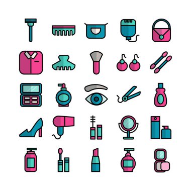 Web sitesi, mobil uygulama, sunum, sosyal medya için macera simgesi dizisi düz çizgisi. Kullanıcı arayüzü ve kullanıcı deneyimi için uygun.