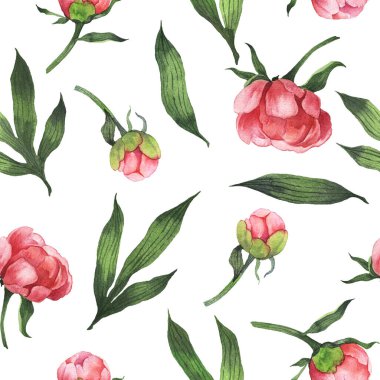 Şakayık Dijital Kağıt. Pembe Çiçekler Kusursuz Şablon. Çiçekli Kağıtlar. Şakayık Özgeçmişi. Suluboya Yaz Çiçeği Yazdırılabilir Kağıt