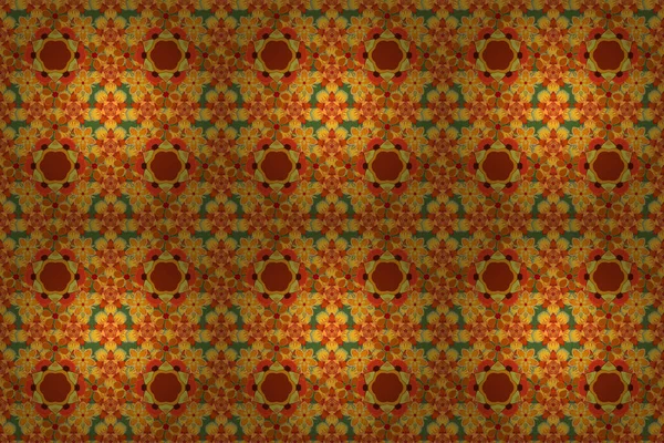 패턴으로 회전축 경사가 있습니다 소름끼치는 기하학적 기하학적 스케치를 구체화하 오렌지색 — 스톡 사진