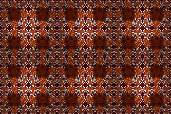 Abstraktes Rasternahtloses Muster Roten Orangen Und Weißen Farben Für Einladungsvorlagen — Stockfoto