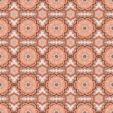 Vektörsüz geometrik desenler. Eski dokular. Kartlar için dekoratif arka plan, davetiyeler, kahverengi, pembe ve bej renkli web tasarımı. Retro dijital kağıt.