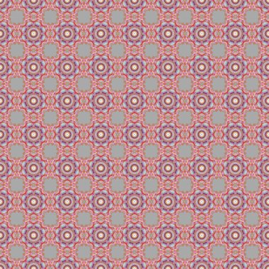 Gri bir arka planda çok renkli, pürüzsüz bir desen. Raster lüks çok renkli desen.