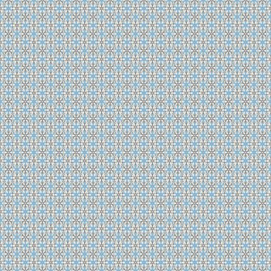 Küçük çiçekte sevimli, çiçek desenli vektör. Vektör çizimi. Bej, mavi ve gri renklerle kusursuz el çizimi.