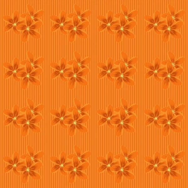 Бесшовная Текстура Ручной Работы Желтом Оранжевом Цветах Векторная Иллюстрация Милый — стоковый вектор