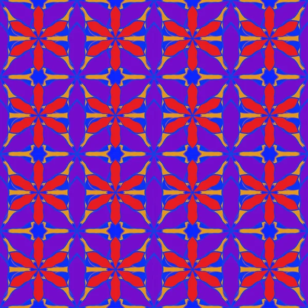 Escarcha Seda Con Flores Florecientes Colores Púrpura Roja Violeta Los — Vector de stock