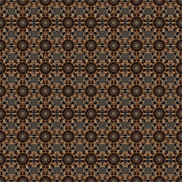 Motif Floral Vectoriel Sans Couture Couleurs Orange Pour Design Textile — Image vectorielle