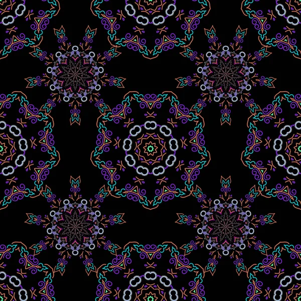 Ornement Oriental Floral Modèles Pour Tapis Textiles Papier Peint Toute — Image vectorielle