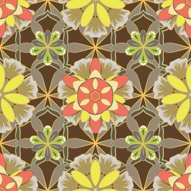 Gri, sarı ve kahverengi renkli suluboya desenler. Web sayfaları, düğün davetiyeleri, tekstil, duvar kağıtları için vektör romantik arkaplan.