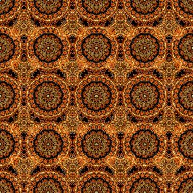 Barok klasik İtalyan kumaşı, dikişsiz desen. Şatafatlı klasik süs, duvar kağıtları, baskı, tekstil veya kumaş için kraliyet Victoria dönemi dokusu. Vektör illüstrasyonu.