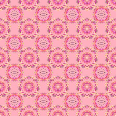 Çok renkli dekorasyonlar. Lüks renkli, yıldızlı, pürüzsüz desen. Tarafsız bir arkaplanda yıldız deseni, çok renkli eski bir süs. Raster pürüzsüz arkaplan.