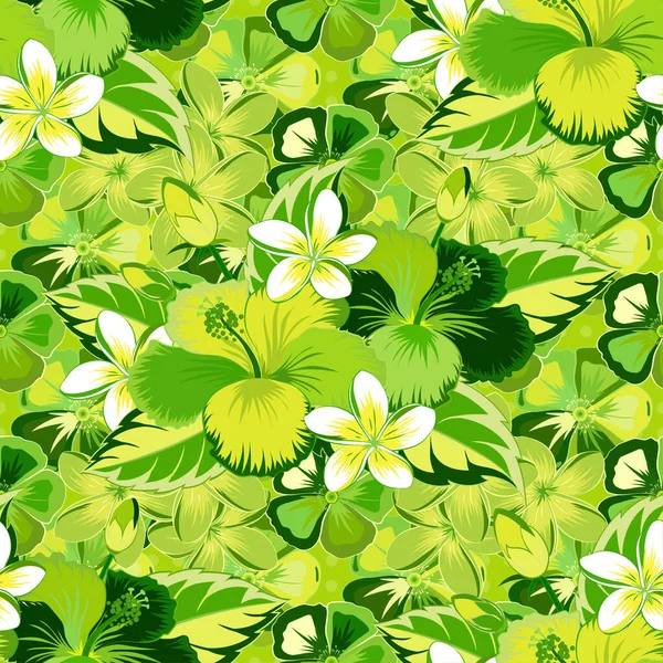 Illustration Vectorielle Motif Vectoriel Sans Couture Chemise Hawaïenne Aloha Design — Image vectorielle