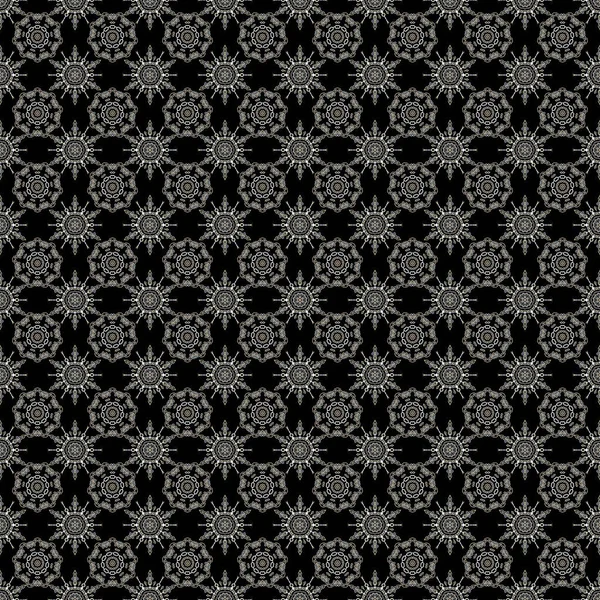 Damask Hladké Květinové Vzory Béžových Barvách Královské Tapety Abstraktní Květiny — Stockový vektor