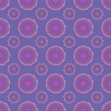 Mor ve sarı renklerde barok, klasik, pürüzsüz desen. Şatafatlı klasik süs, duvar kağıtları, baskı, tekstil veya kumaş için kraliyet Victoria dönemi dokusu.