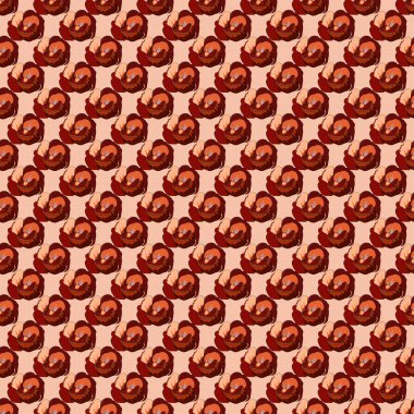 Kırmızı, pembe ve kahverengi renklerde suluboya gelincik çiçekleri. Web sayfaları, düğün davetiyeleri, tekstil, duvar kağıtları için vektör romantik arkaplan.