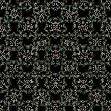 Raster duvar kağıdı. İple bağlanmış turuncu, pembe ve sarı renklerde balık ağı deseni..