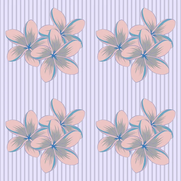 Handgezeichnetes Nahtloses Muster Schöne Ditsy Floralen Nahtlosen Hintergrund Viele Vektorblumen — Stockvektor