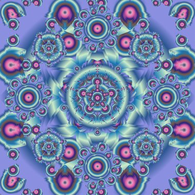 Kahverengi, mor ve mavi tekrarlayan elementlerle kusursuz soyut doku. Güzel iz. Zarif vektör klasik pürüzsüz desen.