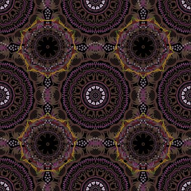 Vektör duvar kağıdı. İple bağlanmış bej ve kahverengi renklerde balık ağı deseni.