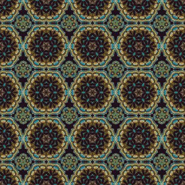 Gri, yeşil ve siyah kar tanelerinin iplerde sallandığı kusursuz bir kutlama şekli. Soyut biçimlendirilmiş kar taneleri ile vektör deseni.