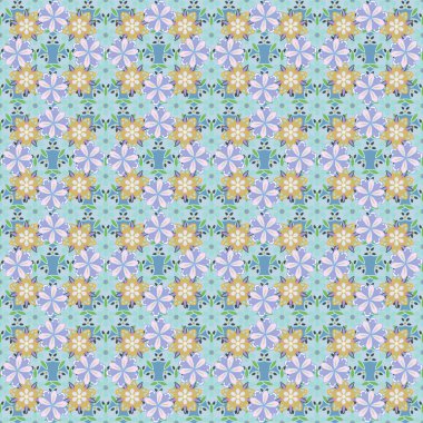 Tekstil, kapak, imalat, duvar kağıtları, baskı, hediye paketi ve kupür defteri için basit vektör arkaplanı. Gri, beyaz ve mavi renkli küçük çiçeklerin kusursuz şirin deseni.