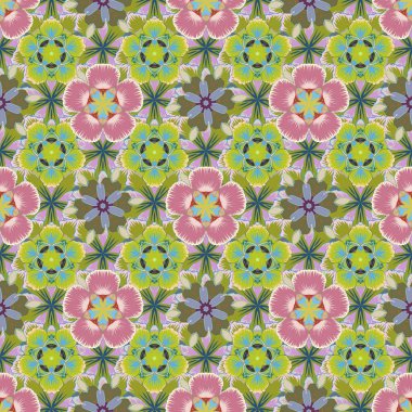 Dekorasyon ve tasarım için güzel bir desen. Enfes bir desen, çiçekli suluboya bir eskiz, klasik tarzda. Çiçeklerle suluboya kusursuz desen. Mavili, pembe ve sarı renkli moda baskı.