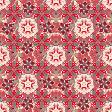 Çerçeve, kurdele, bayrak ve mandalalar için metal elementler. Zarif bej, kırmızı ve pembe vektör şablonu. Vektör eğimli, pürüzsüz doku. Gerçekçi, soyut, kusursuz desen..