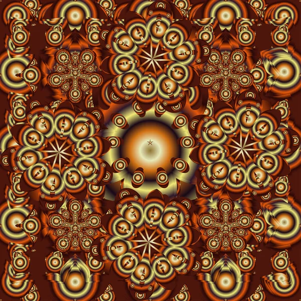 Fondo Tradicional Damasco Gótico Vectorial Patrón Ornamento Flores Fondo Sin — Archivo Imágenes Vectoriales