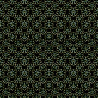 Kahverengi, yeşil ve turuncu damaske dantel süsü. Düğün törenleri, yıldönümleri, partiler, etkinlikler için karmaşık bir dekorasyon..