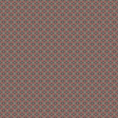 Küçük çiçekte sevimli, dikişsiz çiçek vektör deseni. Kahverengi, gri ve pembe renklerde pürüzsüz desen.