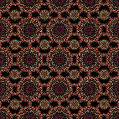 Kusursuz arka plan, grunge tarzı. Damask desenli duvar kağıdı.