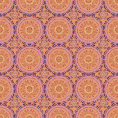 Kartlar, davetiyeler, turuncu, mor ve bej renkli web tasarımı için dekoratif arka plan. Retro dijital kağıt. Vektörsüz geometrik desenler. Eski dokular.