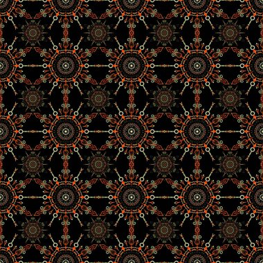 Kar taneleri, kar yağışı. İllüzyon. Düşen Noel stili kar taneleri. Güzel bej ve gri kar taneleri siyah arkaplanda izole edilmiş..