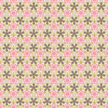 Sarı, pembe ve bej renklerde yıldızsız desen. Duvar kağıdı, Noel süsü, konfeti, tekstil, ambalaj için soyut vektör parlak tasarımı. Tatil sembolü.