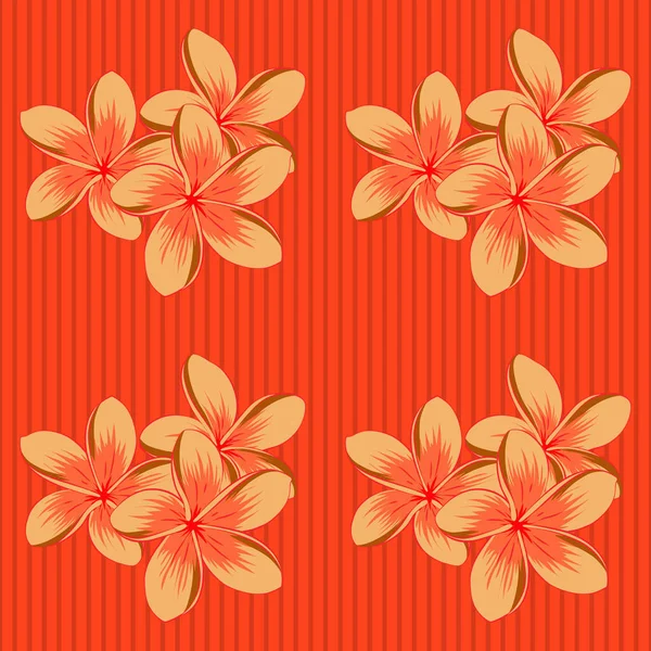 Patrón Sin Costuras Flores Estampado Floral Simple Con Flores Pequeñas — Archivo Imágenes Vectoriales