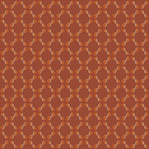 Seamless ornament print in orange, pink and brown colors. Vector Indian floral Paisley patten. Ethnic towel, henna style. Can be used for greeting or business cards, backdrop, fabric or textile.