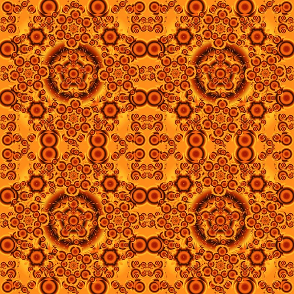 Patrón Sin Costura Geométrico Amarillo Marrón Naranja Patrón Variado Lujo — Archivo Imágenes Vectoriales