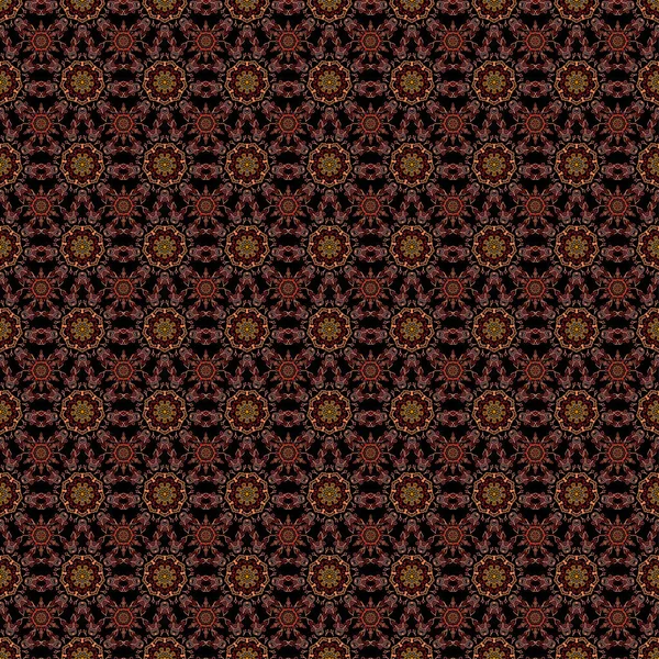 Bezešvé Damaškové Vzory Ročník Ornamentální Pozadí Viktoriánským Vzorem Červené Barvě — Stockový vektor