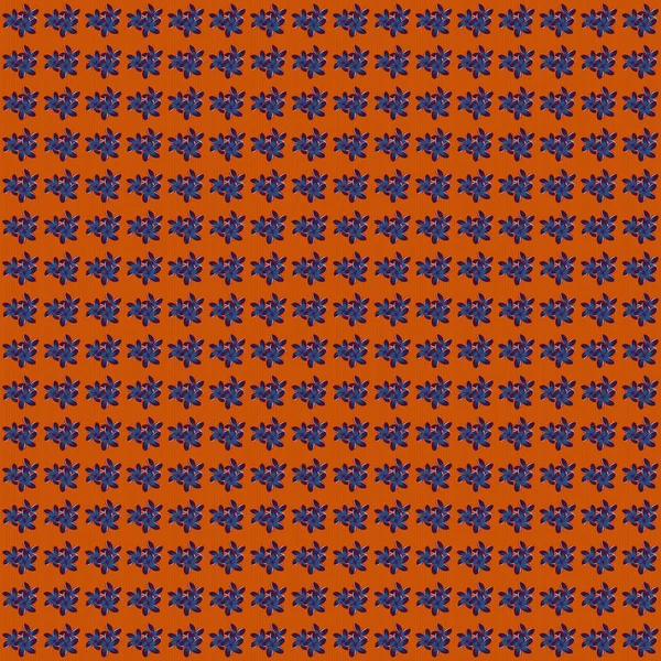 Plumeria Fiore Modello Senza Cuciture Nei Colori Viola Blu Arancione — Vettoriale Stock