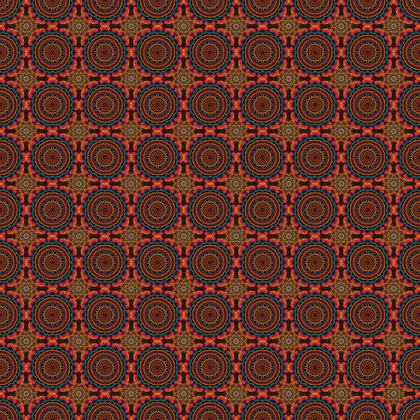 Croquis Rouge Gris Marron Illustration Vectorielle Floral Répétition Vive Pour — Image vectorielle