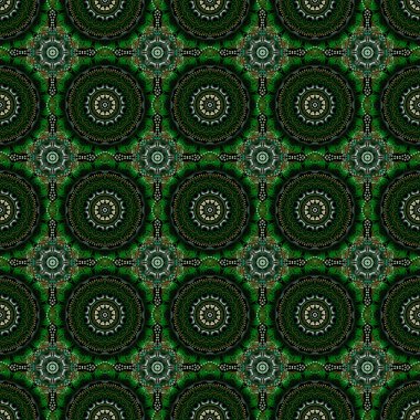 Damask çiçeksiz desen. Vektör illüstrasyonu.