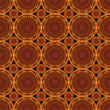 Vektör çizimi. Damask kusursuz karalama deseni.