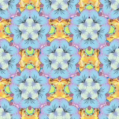 Suluboya desenleri mavi, gri ve sarı renklerde. Raster romantik arka plan web sayfaları, düğün davetiyeleri, tekstil, duvar kağıdı.