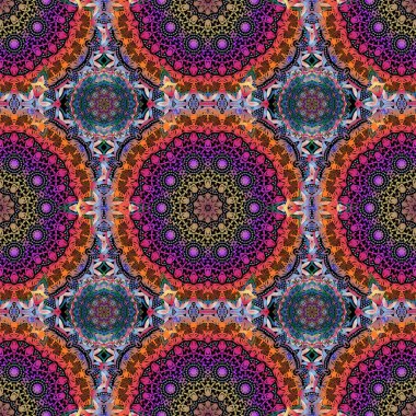 Victoria desenli klasik süs arkaplanı. Vektör çizimi. Kusursuz damaske deseni.