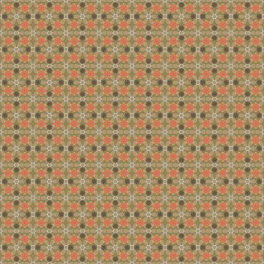 Kusursuz, minimalist, nazik çiçek deseni. Romantik, küçük, zarif, çiçekli bir geçmişi var. Çiçek desenli kahverengi, gri ve turuncu renkli moda vektör yazdırma.