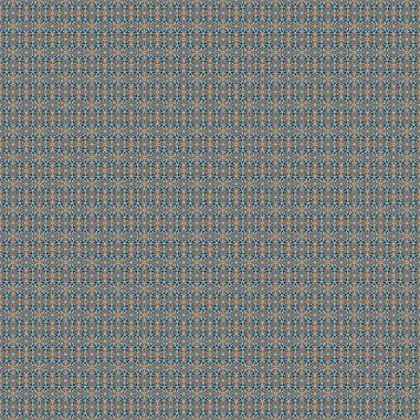 Sarma, tekstil ve duvar kâğıdı için kusursuz çiçek arkaplanı. Raster desenli mavi, yeşil ve kahverengi renkte. Yumuşak kiremit.